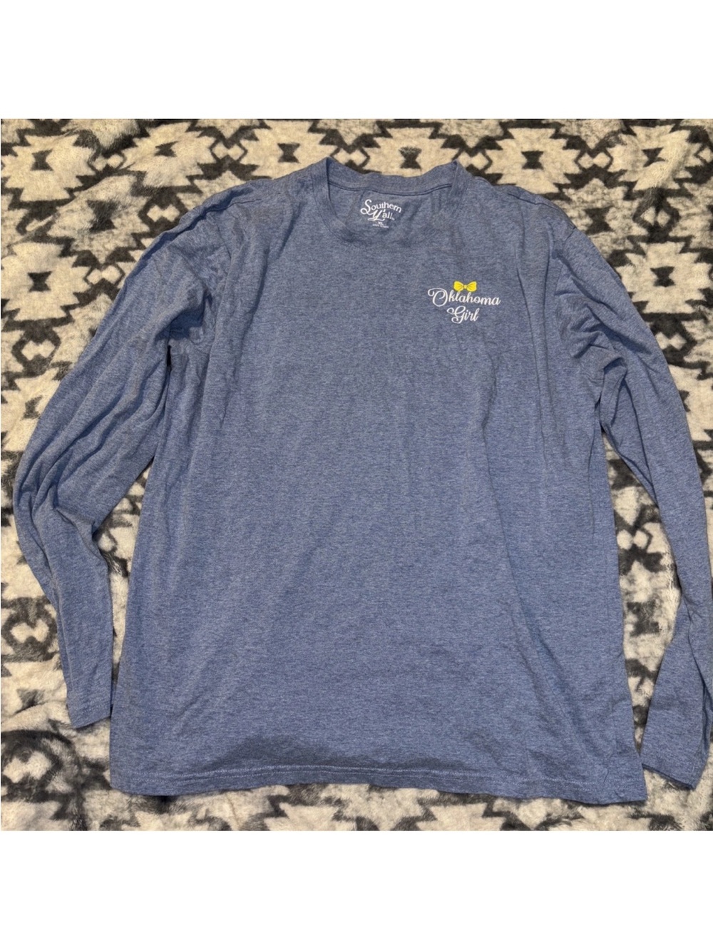 Oklahoma Girl Long-Sleeve Tee - Blue by